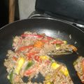 El cooksnap de griselda cuando hizo Wok de verduras con arroz integral.