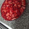 El cooksnap de Mayra Scigliano cuando hizo Tarta de frutilla con crema pastelera.