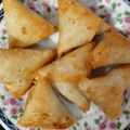 Saira Abdullah's cooksnap of when they made Spicy beef samosa.