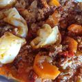 El cooksnap de Micaela Rios cuando hizo Salsa Bolognesa.