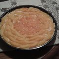 El cooksnap de Lory Quintanilla cuando hizo Kuchen de durazno y crema pastelera instantánea 😊.