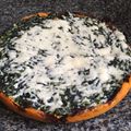 El cooksnap de Cami Espinosa cuando hizo Tarta de acelga y espinaca con masa de calabaza (sin harina!).