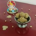 Naina Panjwani का कुकस्नैप जब उन्होंने तिल और मूंगफली के लडडू (Til aur moongfali ke ladoo recipe in Hindi) बनाया था।