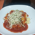 El cooksnap de Almudena Collado cuando hizo Ñoquis de patata con salsa casera de tomate y especias de pesto.