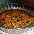 Nandita Mukherjee's cooksnap of when they made রাজস্থানি গাট্টা কারি (Rajasthani gatta kadhi recipe in Bengali).