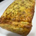 El cooksnap de Elena Martín cuando hizo Pastel rápido de calabacín, aceitunas y salmón.