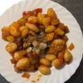 El cooksnap de Nacho Albarrán cuando hizo Gnocchis de patata con pisto.