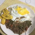 El cooksnap de Rafa Mite cuando hizo Bistec de  res-en cocción-15 minutos.