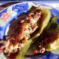 El cooksnap de Cecilia Florenzano cuando hizo Zapallos italiano rellenos de carne molida.