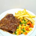 Cooksnap dari Shabrina Aghnia untuk resep Sirloin Steak With Barberque Butter Sauce