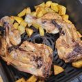 El cooksnap de Vicente Moreno cuando hizo Cuartos traseros con patatas en airfrier (Cosori).