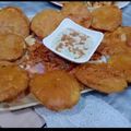 Misbah Rasheed Qureshì's cooksnap of when they made Aloo ky Crispy Pakoray.