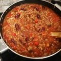 El cooksnap de Francisca cuando hizo Chili con carne a mi manera.