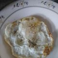 Mumtaz Ramzan's cooksnap of when they made Half fry egg.
