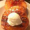 Brenda M. Castillo 's cooksnap of when they made Grilled peaches drizzled with honey.