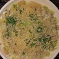 El cooksnap de Monica Isolabella cuando hizo Salsa de hongos y puerro para pastas.