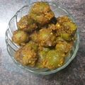 shivangi antani's cooksnap of when they made ભરેલા ગુંદા નો સંભારો (Bharela Gunda Sambharo Recipe In Gujarati).