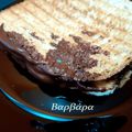 Cooksnap από Βαρβαρα στη συνταγή Γλυκό τοστ μπανάνα-πραλίνα