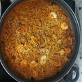El cooksnap de antonio cuando hizo Rossejat (arroz con sepia y gambones).