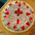 El cooksnap de Verónica Alcántara cuando hizo Tarta de fresa y chocolate blanco.