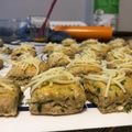 Timcsi Cooksnap-ja, amikor elkészítette a(z) Medvehagymás pogácsa receptet.