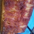 El cooksnap de mi morenita cuando hizo Tarta de Manzana Invertida.