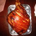 El cooksnap de Mirta Gladys cuando hizo Pernil de Cerdo al Horno.