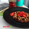 El cooksnap de Vera ❤️ cuando hizo Panqueque de avena y cacao 🥞.