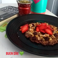 El cooksnap de Vera ❤️ cuando hizo Panqueque de avena y cacao 🥞.