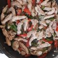 El cooksnap de Marina Guadalupe Mendoza Beltran cuando hizo Fajitas de pollo con pimiento rápido y fácil.