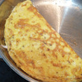 El cooksnap de Catalina cuando hizo Omelette de jamón y queso.