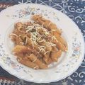 Geetha Srinivasan का कुकस्नैप जब उन्होंने बेक्ड चीज़ व्हाइट सॉस पास्ता 🍝 बनाया था।