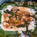 Cooksnap dari Tri Wahyuni untuk resep Nasi bakar cumi asin