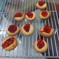Cooksnap dari Rina Arlini untuk resep Thumbprint Cookies with Strawberry Jam