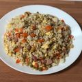 El cooksnap de Freddys Martínez cuando hizo Arroz tres delicias.