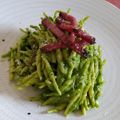 il Mimma Ciccarese quando ha preparato Spaghetti con pesto di rucola