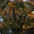 ruhi sinha's cooksnap of when they made Masala bhindi.