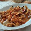 El cooksnap de Marian Delgado Tello cuando hizo Guiso de garbanzos con almejas.