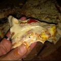 El cooksnap de Soledad Rolón Kuz cuando hizo Pizza a la parrilla.