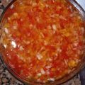 El cooksnap de Monica Isolabella cuando hizo Salsa criolla argentina.