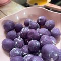 Cooksnap dari chica francisca untuk resep 70. Bola-Bola ubi ungu kopong
