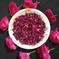 Daxa Parmar's cooksnap of when they made ગુલાબ ની પાંદડી ની સુકવણી (Rose Petal Sukavani Recipe In Gujarati).