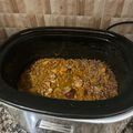 El cooksnap de yaqui cuando hizo Lentejas estofadas en olla de cocción lenta Crockpot.