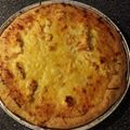 tony.stewart.96's cooksnap of when they made skye's parmesan & garlic thin crust pizza.