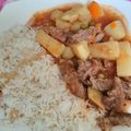 El cooksnap de Ilusion Bustamante cuando hizo Estofado de carne con arroz.