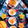 Lovely Agrawal का कुकस्नैप जब उन्होंने मैंगो शेक विद आईसक्रीम(mango shake with icecream recipe in hindi) बनाया था।