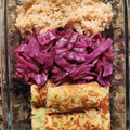 El cooksnap de Celia Cen cuando hizo Col morada agridulce.