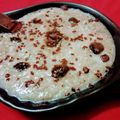 POONAM ARORA's cooksnap of when they made Khushbudar Kesariya Samak Kheer.