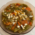 El cooksnap de Eduardo Agudo Alba cuando hizo Menestra de verduras congeladas con huevo cocido.