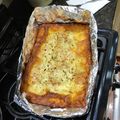 Joseph Lenhart's cooksnap of when they made Lasagna.
